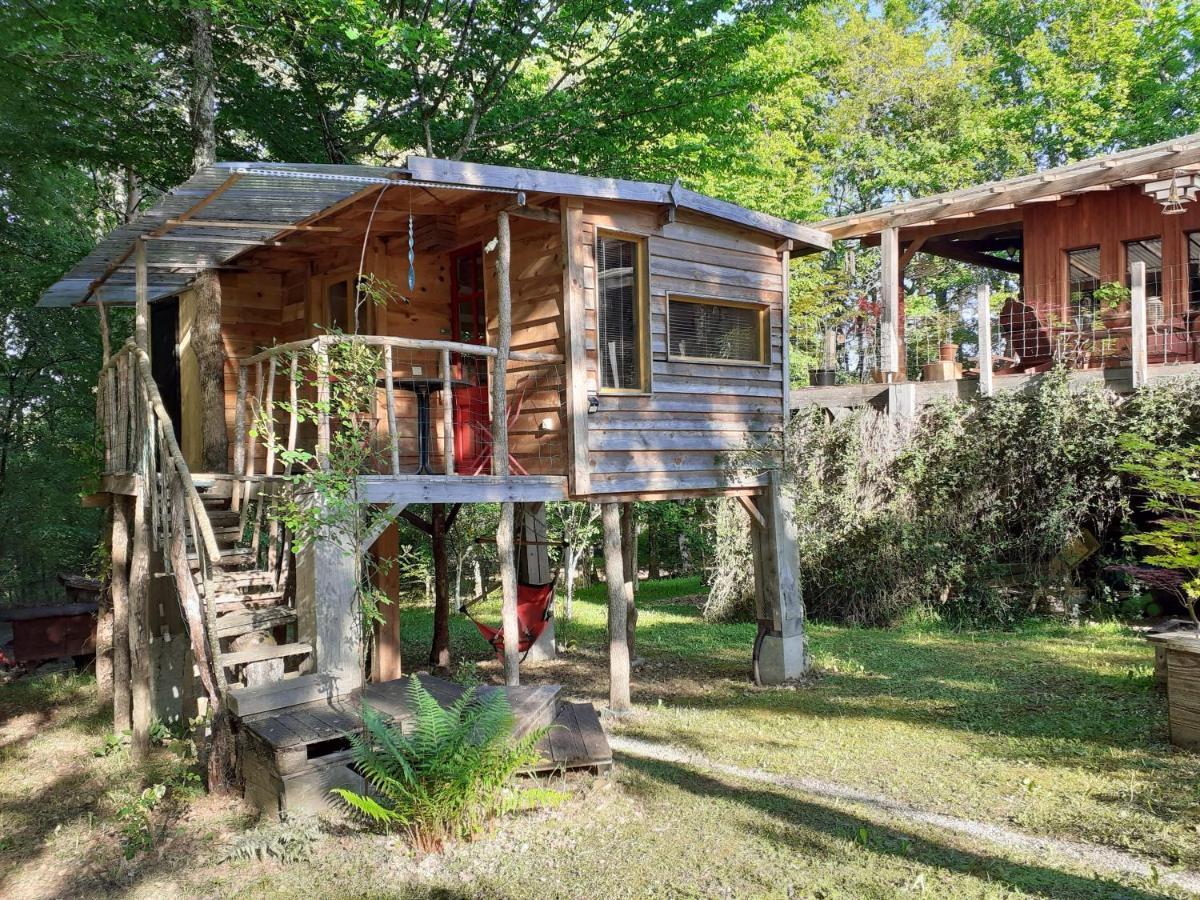 La Cabane De L'Oiseau Couze-et-Saint-Front Bagian luar foto